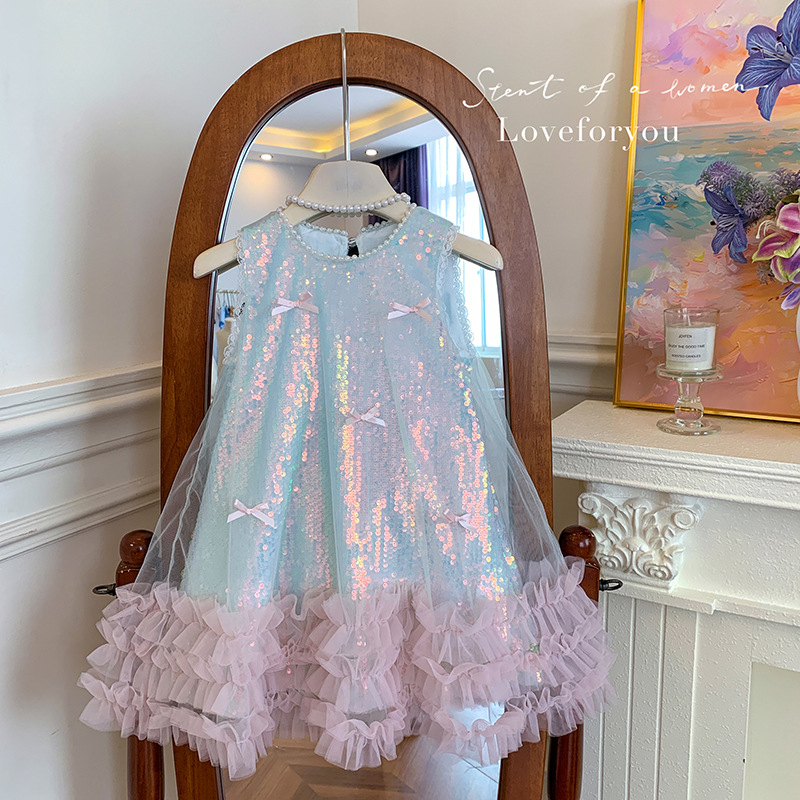 الفتيات فستان صيف جديد الأطفال - مراجعة Baby Clothing High End وسعره