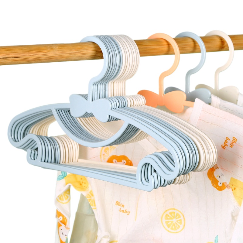 5-50 قطعة شماعات الطفل البلاست - مراجعة Baby Clothing Hanging Rack وسعره